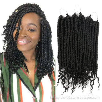 Hot sell 10 inch 12stands curly senegalese twist passion twist  braids spring twist hair